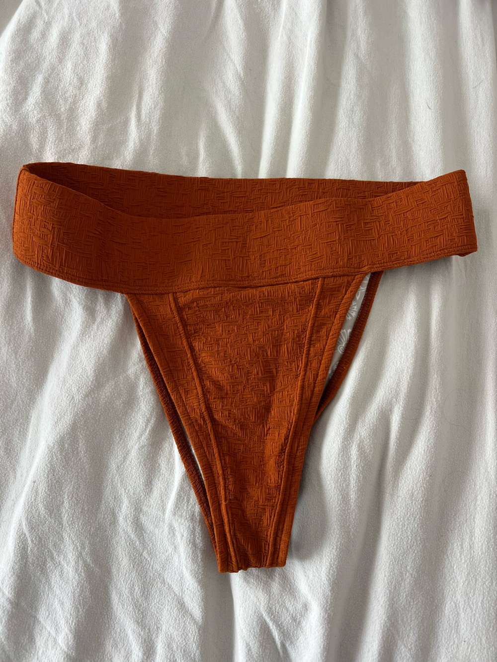 Free People Dylan High Waist Bikini Bottoms Size Large RT $98 NWOT